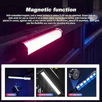 Amazon.com : Godox TL30 RGB Tube Light, CRI 97 TLCI 99 HSI